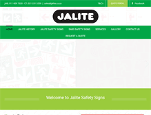 Tablet Screenshot of jalite.co.za